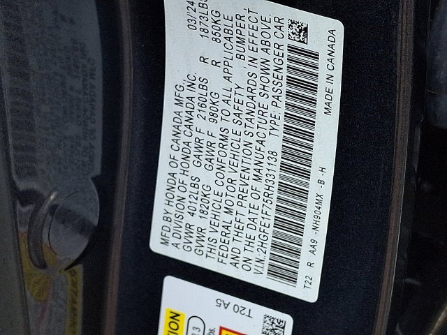 2024 Honda Civic EX