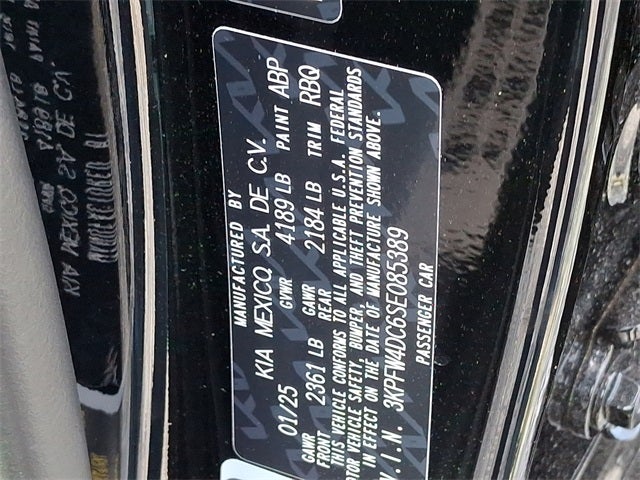 2025 Kia K4 GT-Line Turbo