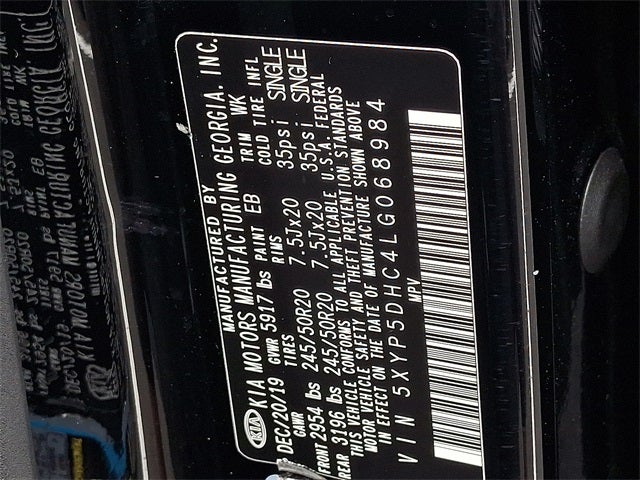 2020 Kia Telluride SX