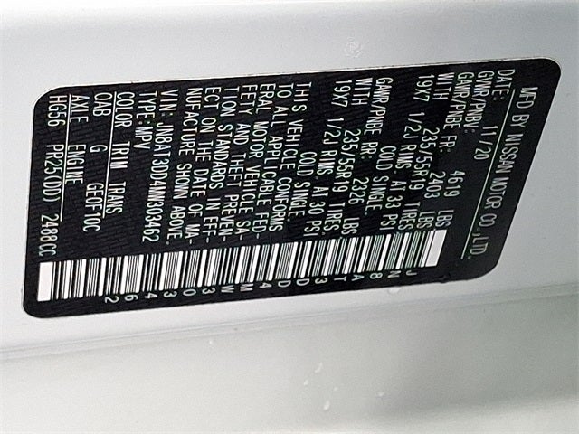 2021 Nissan Rogue Platinum