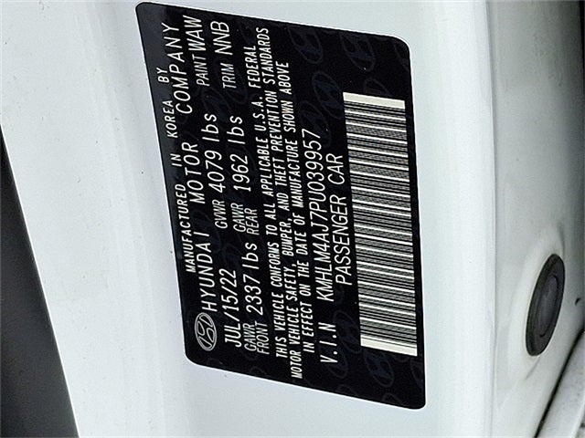 2023 Hyundai Elantra Hybrid Blue