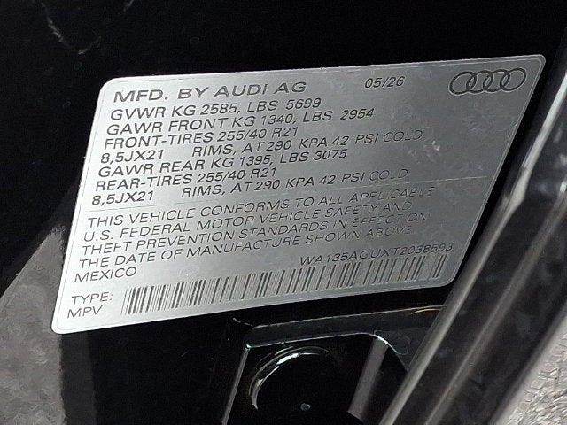 2026 Audi SQ5 Prestige quattro
