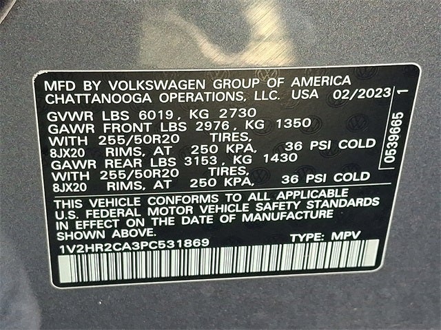 2023 Volkswagen Atlas 3.6L V6 SE w/Technology