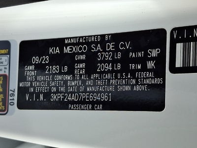 2023 Kia Forte LXS