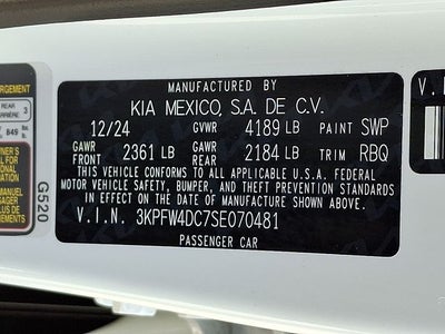 2025 Kia K4 GT-Line Turbo