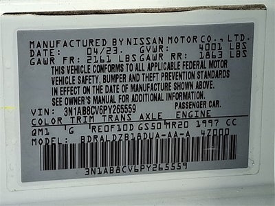 2023 Nissan Sentra SV