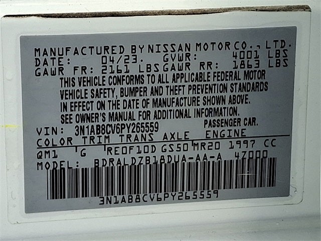 2023 Nissan Sentra SV