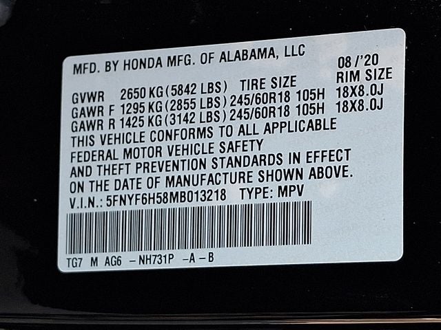 2021 Honda Pilot EX-L