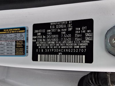2022 Kia Telluride EX