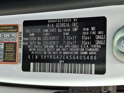 2025 Kia Sorento LX