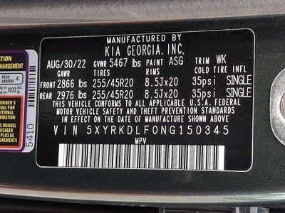 2022 Kia Sorento X-Line SX Prestige