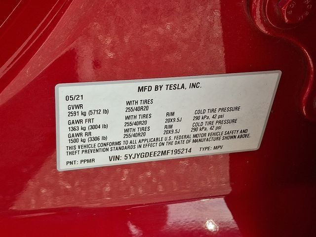 2021 Tesla Model Y Long Range