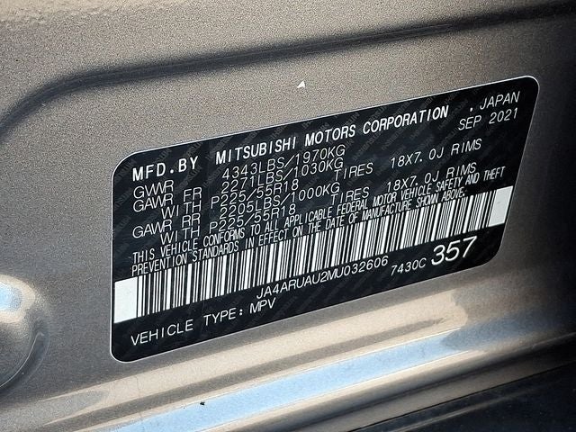 2021 Mitsubishi Outlander Sport 2.0 SE