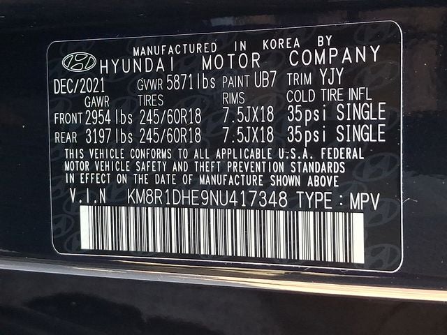 2022 Hyundai Palisade SE
