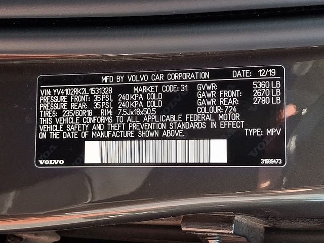 2020 Volvo XC60 T5 Momentum